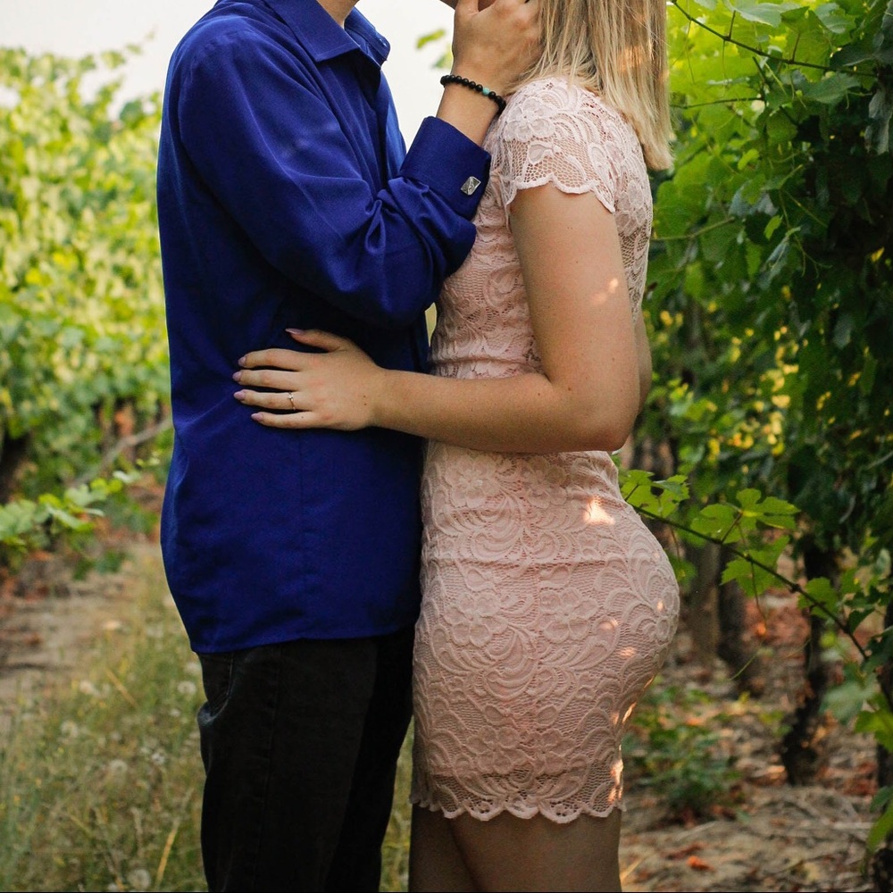 Pink Lace Dress